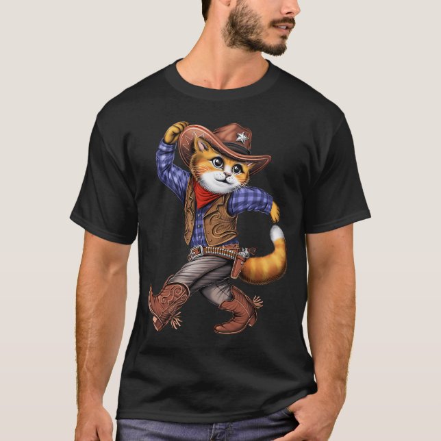 Camiseta Gato Vaqueiro (Frente)