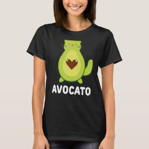 Camiseta Gato Vegetal Avocado Avocat Avogato Avocato Cat