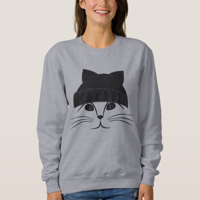 Camiseta Gato Vestindo Chapéu Ilegal (Frente)
