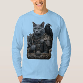 Camiseta Gato Veterano Russian Blue Odin