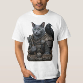 Camiseta Gato Veterano Russian Blue Odin