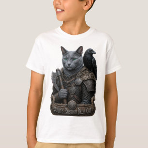 Camiseta Gato Veterano Russian Blue Odin