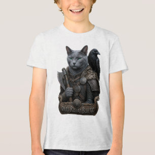 Camiseta Gato Veterano Russian Blue Odin
