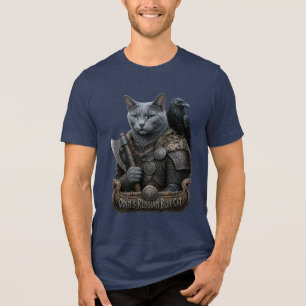 Camiseta Gato Veterano Russian Blue Odin