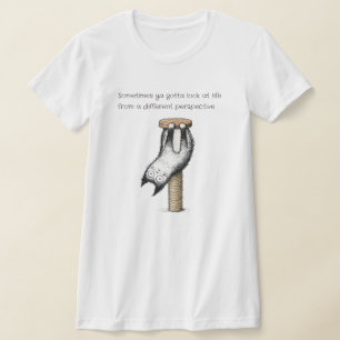 Camiseta Gato Vida Perspectiva Diferente