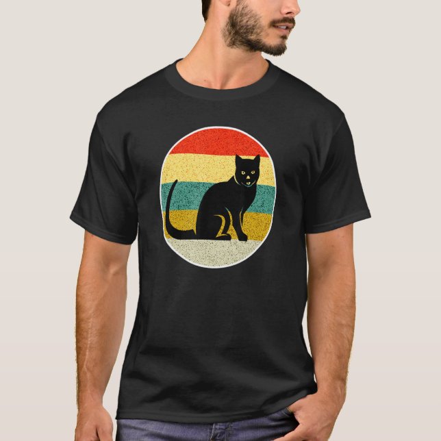 Camiseta Gato Vintage (Frente)