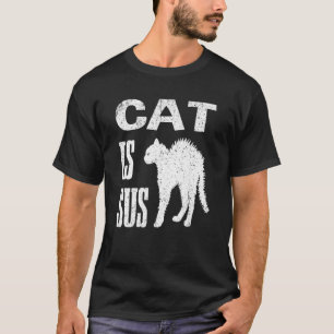 Camiseta Gato Vintage É Sus 1
