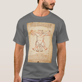 Camiseta Gato Vitruviano
