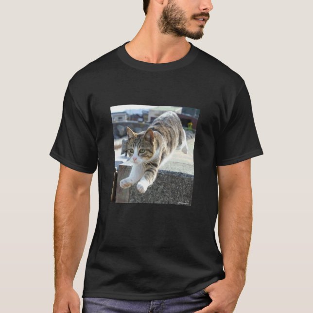 Camiseta gato voador2_001 (Frente)