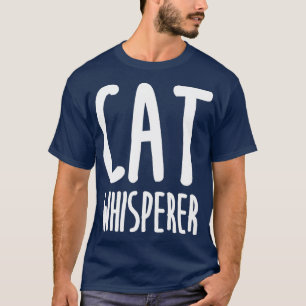Camiseta Gato Whisperer Engraçado e Gato Bonito