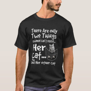 Camiseta Gato Xadrez Cinza Uma Mulher Não Resiste Ao Seu Ga