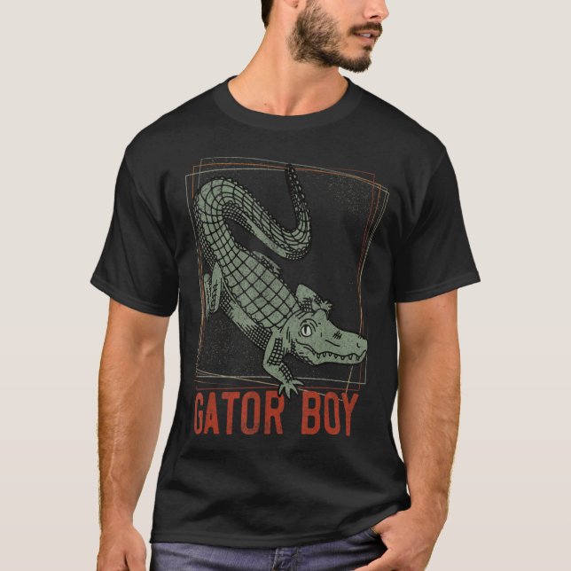 Camiseta Gator Boy Alligator Men 1 (Frente)