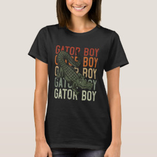 Camiseta Gator Boy Alligator Men Vintage