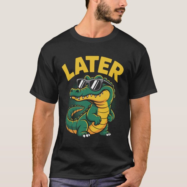 Camiseta Gator de alinhamento posterior (Frente)