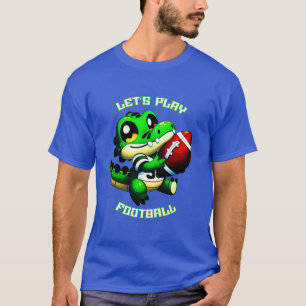 Camiseta Gator de Festa de Futebol do vamos Play