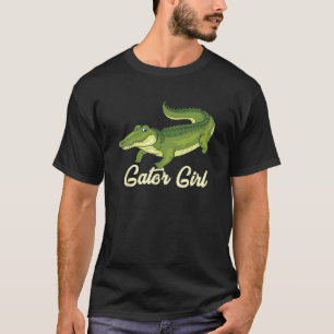 Camiseta Gator Girl I Women Gator I Crocodilo Réptil I All