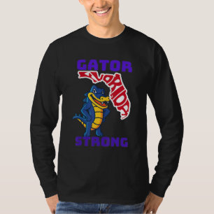 Camiseta Gator Strong Florida Alligator Crocodile Zoo Anima