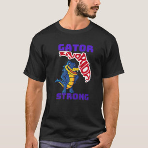 Camiseta Gator Strong Florida Alligator Crocodile Zoo Anima
