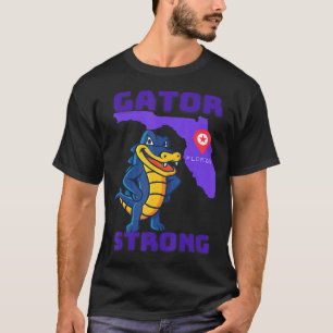 Camiseta Gator Strong Florida Alligator Crocodile Zoo Anima