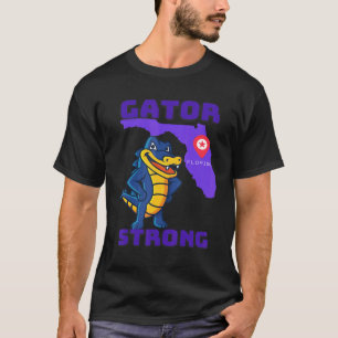 Camiseta Gator Strong Florida Alligator Crocodile Zoo Anima