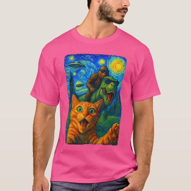 Camiseta GatoRe UFO Sie retrô (Frente)