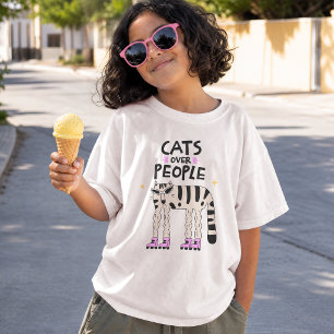 Camiseta Gatos Acima das Pessoas – Gato de Patins