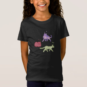 Camiseta Gatos Alienígenas Gato Espacial Caprichoso Diverti