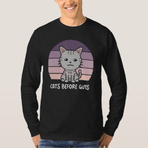 Camiseta Gatos Antes Da Cinza Cara Gato Gato Gato Roxo Ret 