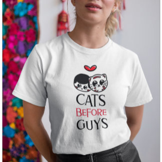 Camiseta Gatos Antes Do Cara