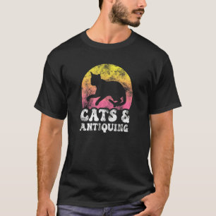 Camiseta Gatos & Antiguidades Hobby Vintage Retro