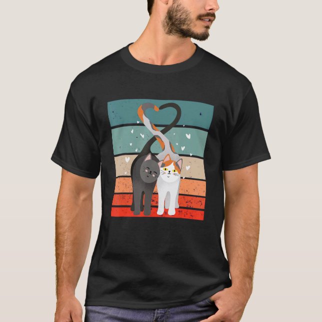 Camiseta Gatos Apaixonados (Frente)