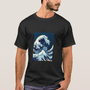 Camiseta Gatos Azuis Ondam Para Camala Engraçado Camala Lad