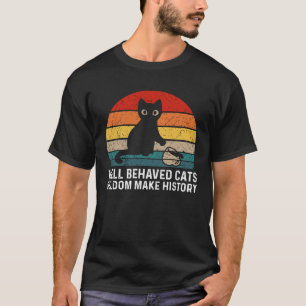 Camiseta Gatos bem comportados vintage