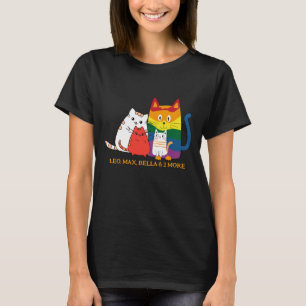 Camiseta Gatos bonitos para Gato de pai de Gato Mãe