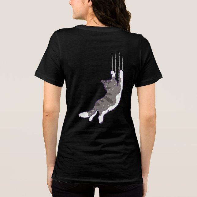 Camiseta Gatos Bons - Seguindo! (Verso)