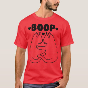 Camiseta Gatos Boopando Noses Engraçadas Boop de Gato