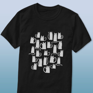 Camiseta Gatos Brancos Diversos