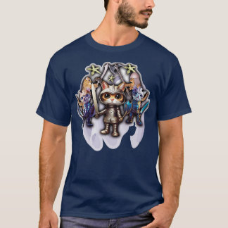 Camiseta gatos bravos gays TS clássicos