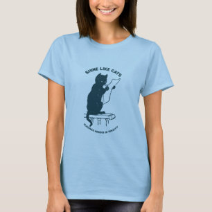 Camiseta Gatos Brilhantes: Onde A Elegância Encontra A Tena