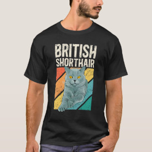 Camiseta Gatos British Shorthair Dono de Gato British Short