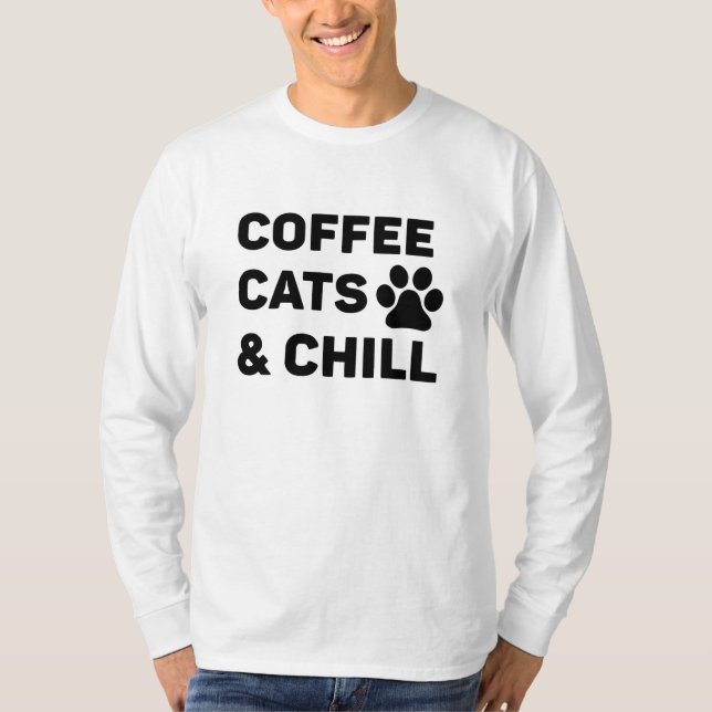 Camiseta Gatos Café & Relax (Frente)