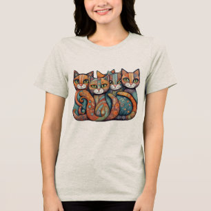 Camiseta gatos calmantes 3 