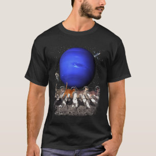Camiseta Gatos Caminhando no Espaço Gato Astronauta Planeta