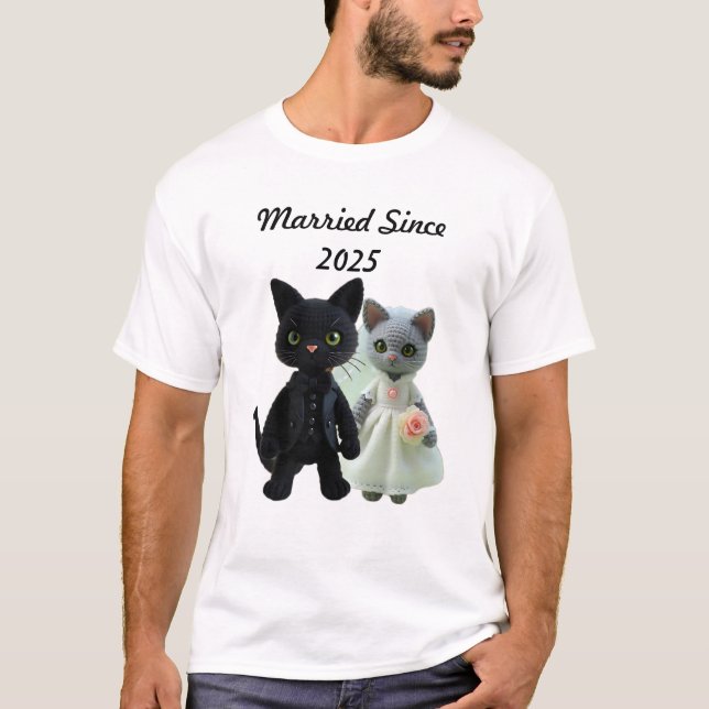 Camiseta Gatos Casados 2025 (Frente)