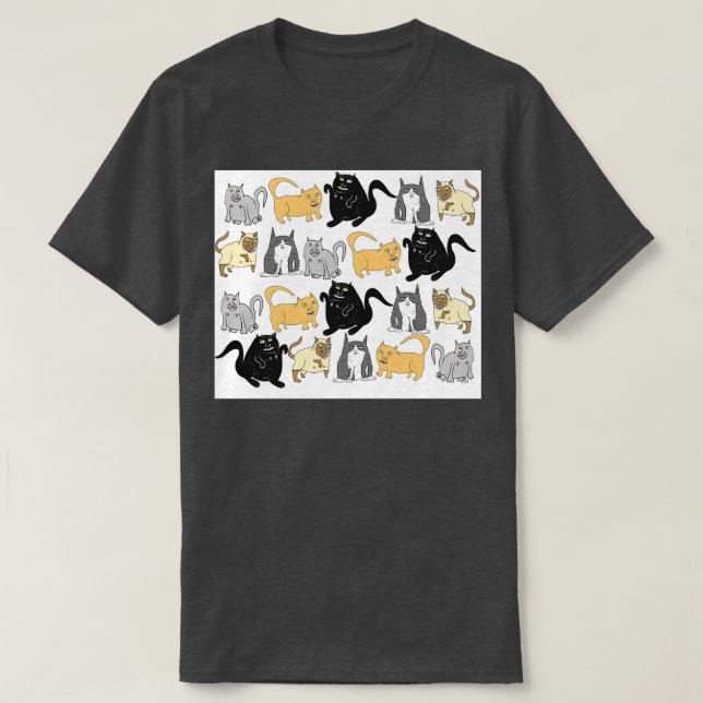 Camiseta Gatos Conks (Frente do Design)