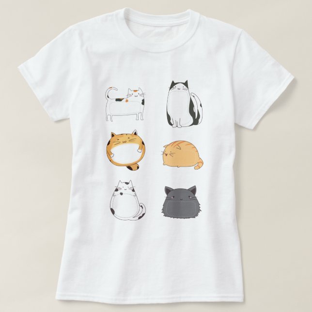 Camiseta Gatos Cons (Frente do Design)