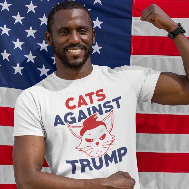 Camiseta Gatos Contra Trump (Criador carregado)