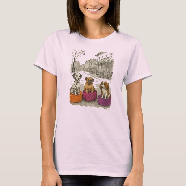 Camiseta gatos coreanos (Frente)
