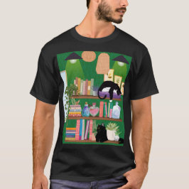Camiseta Gatos da livraria