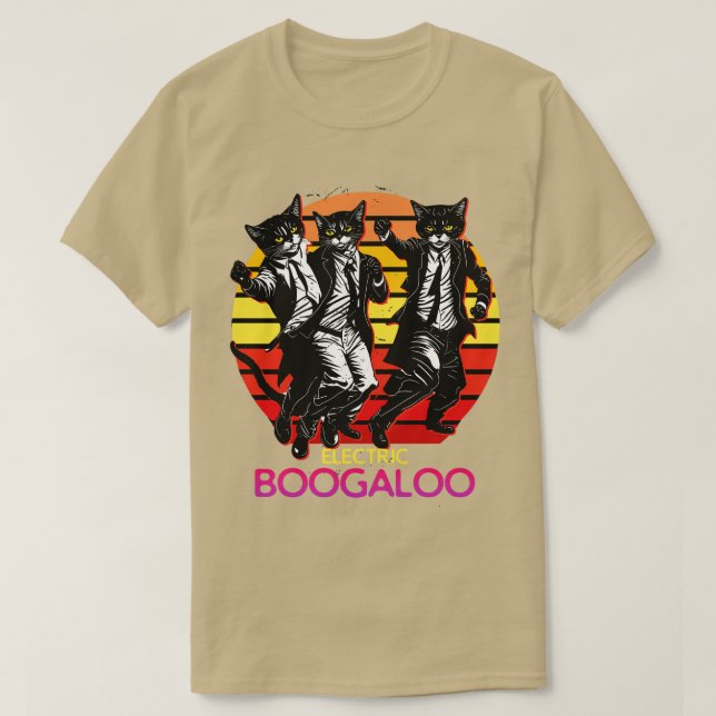 Camiseta gatos dançantes (Frente do Design)